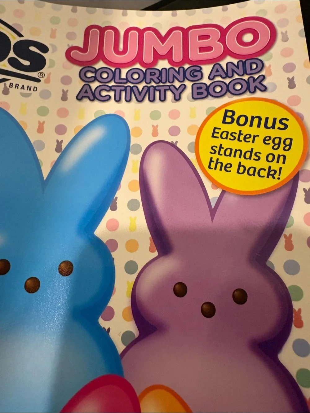 Peeps Yellow Bunny Plush Easter Basket - Peeps Brand